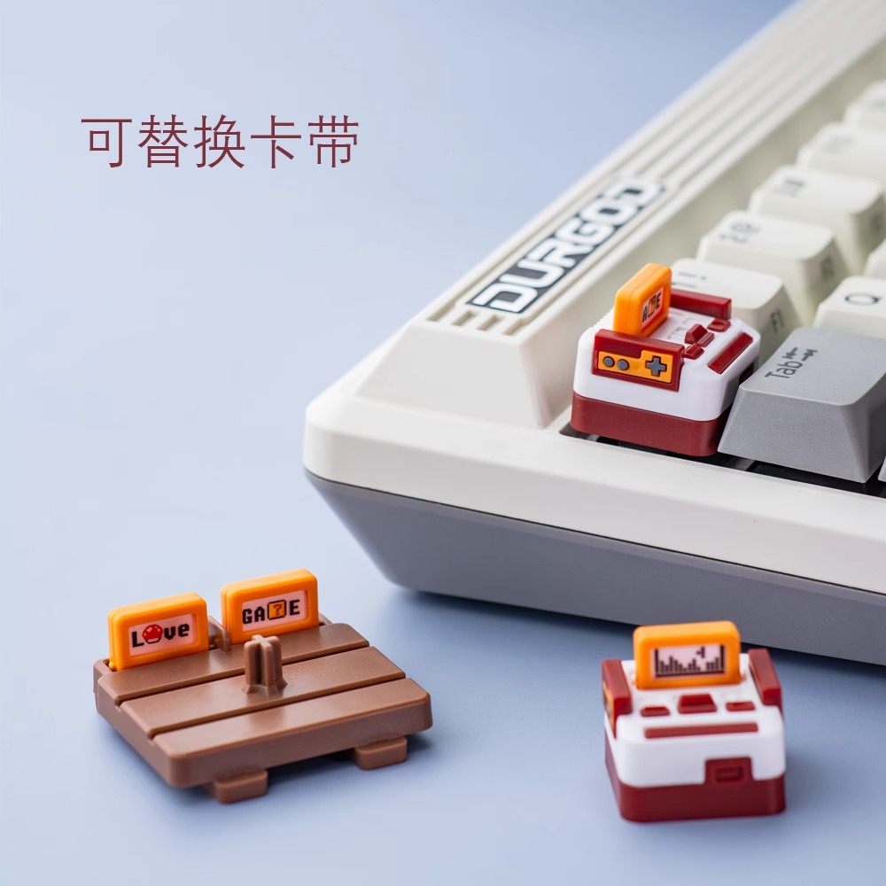 Gaming Console With Keyboard - 게임 콘솔 스타일 키캡 맞춤형 3D