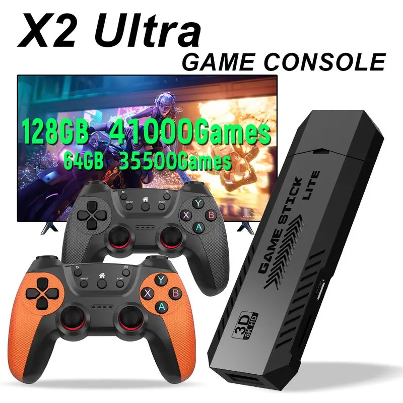 Gaming Console Retro Handheld - X2 울트라 프로 레트로 게임 스틱