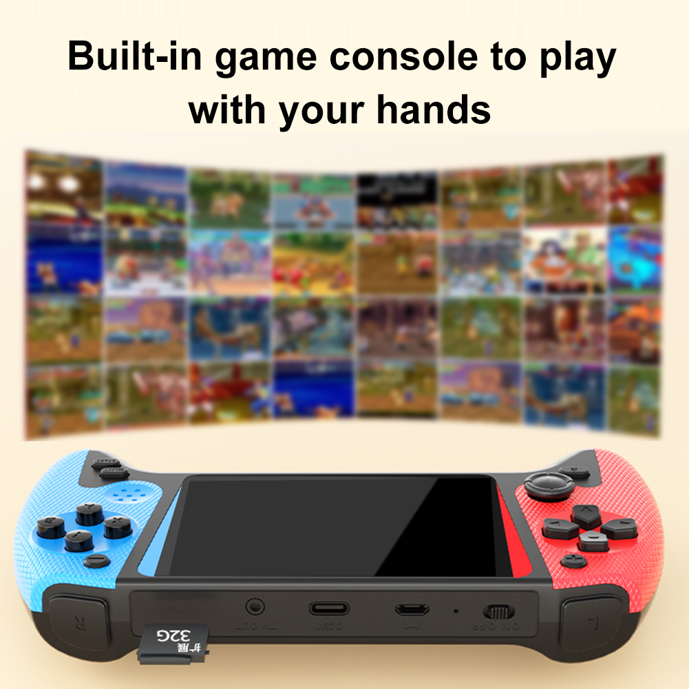 Q21 Gaming Console - X9 휴대용 게임 콘솔 3.5인치 LCD