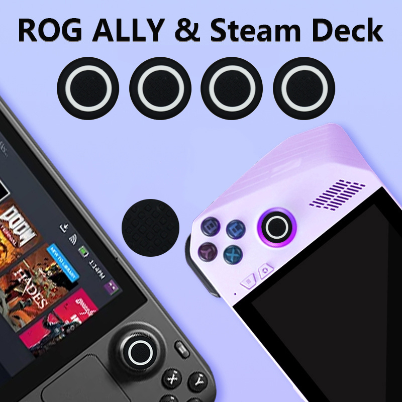 Console Gaming Steam - 실리콘 조이스틱 엄지 그립 보호대 로커
