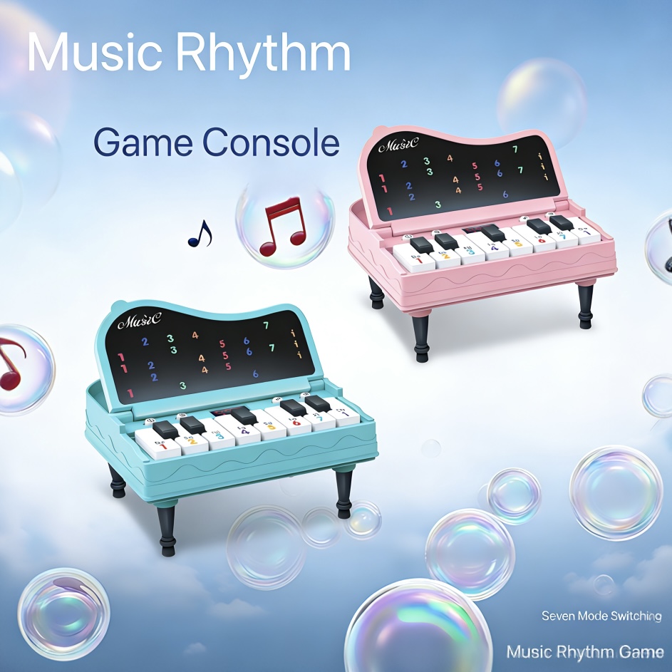 Gaming Console With Keyboard - 조명, 음악, 전자 키보드 리듬, 그리고