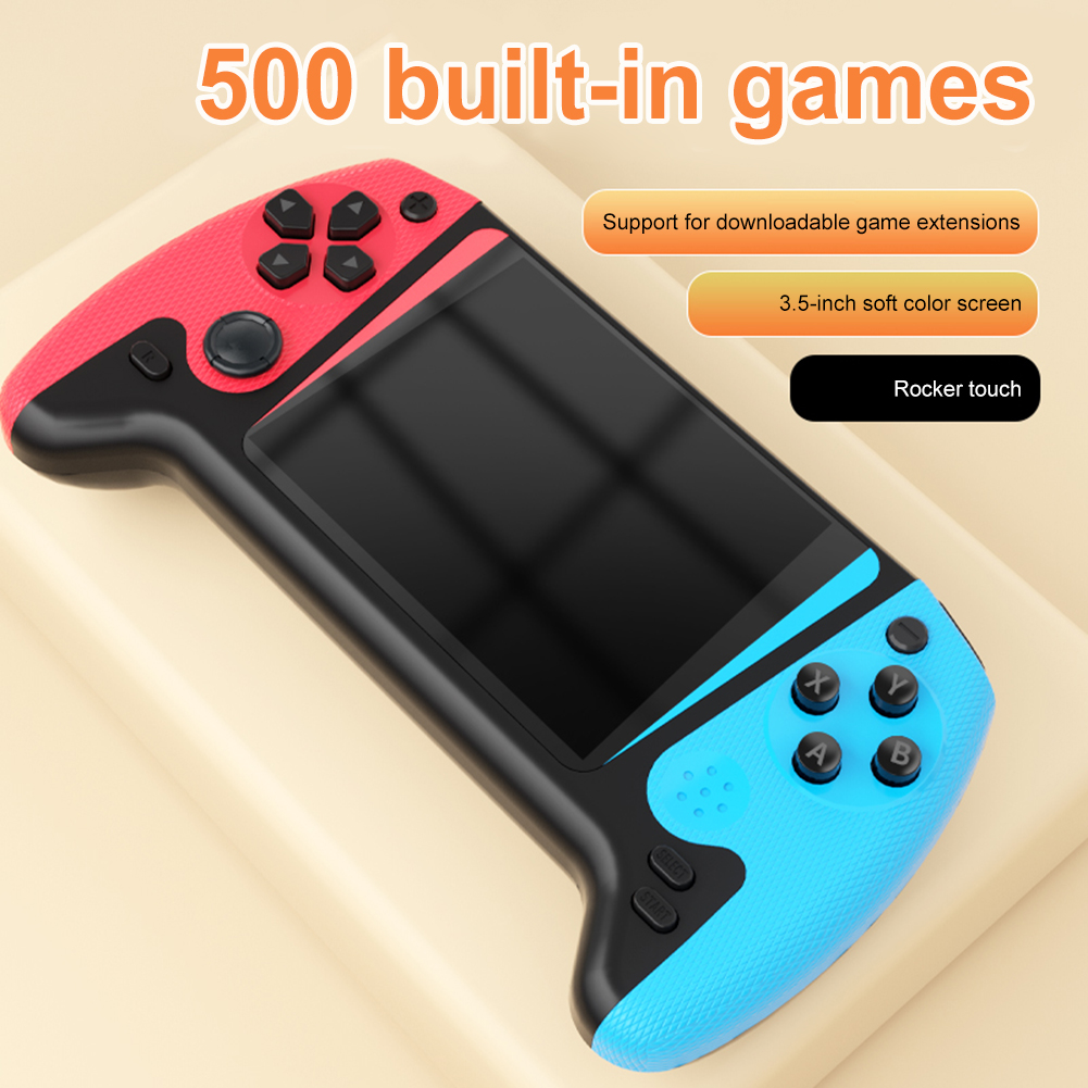 Q21 Gaming Console - 레트로 휴대용 게임 콘솔 3.5인치 LCD
