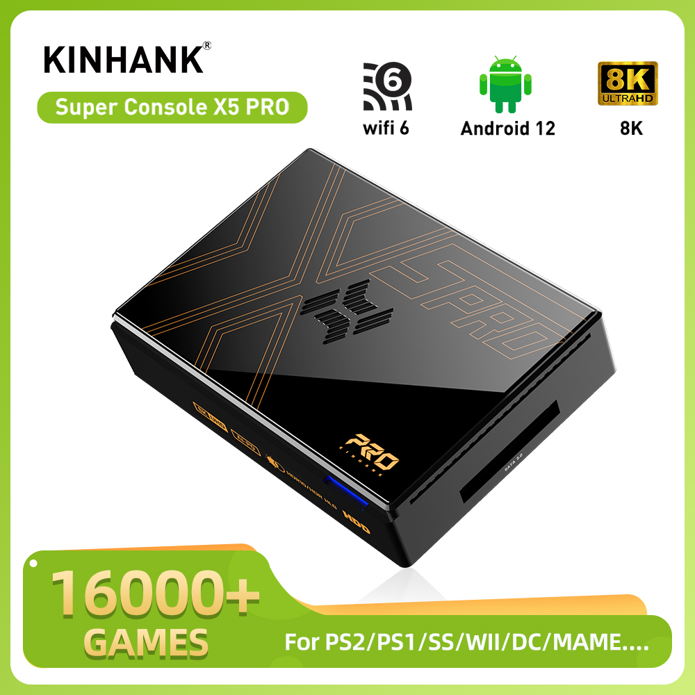 Gaming Console Android - 킨한크 슈퍼 콘솔 X5 PRO 레트로