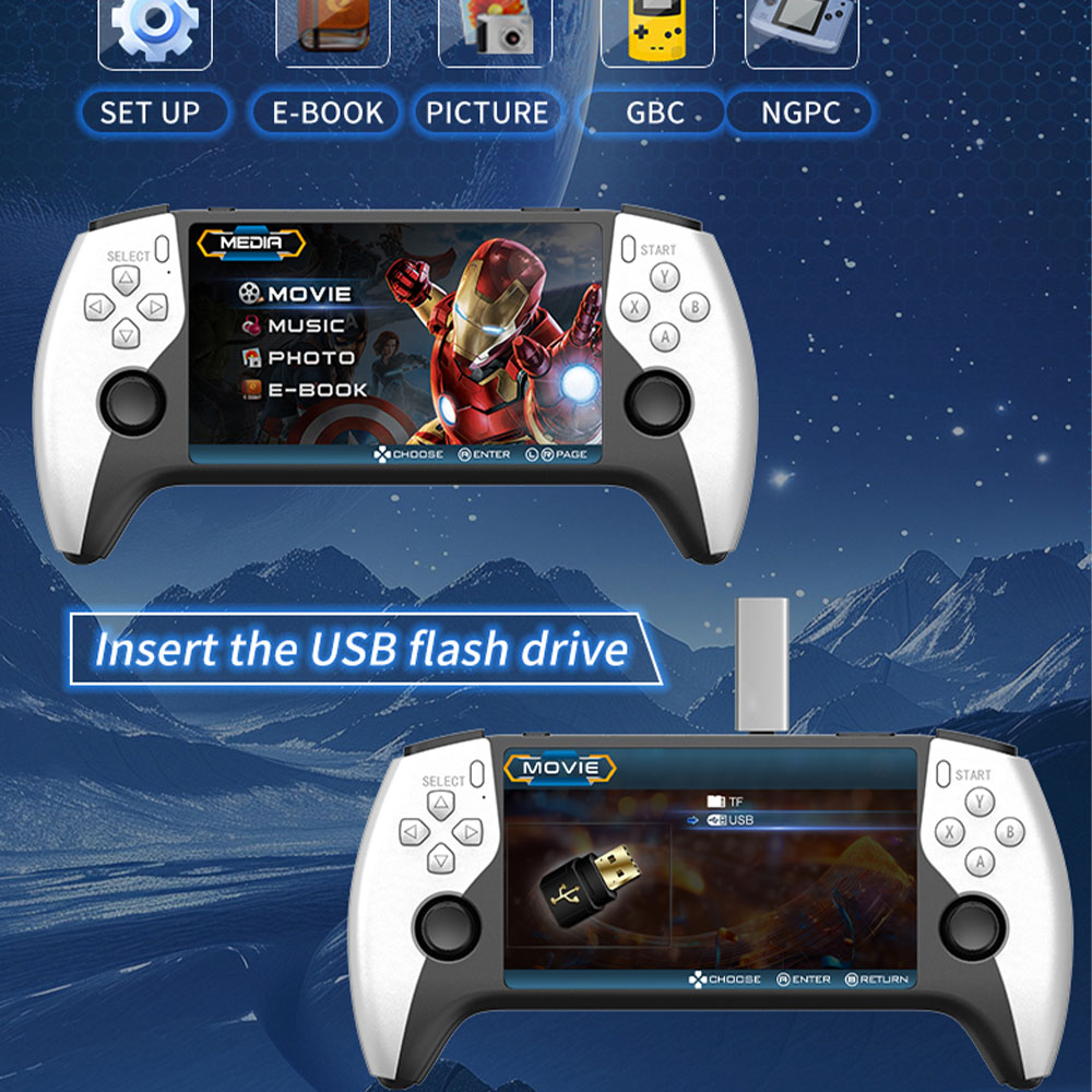 2026 새로운 SF3500 5인치 휴대용 게임 콘솔  - Gaming Console Type 리뷰 및 가격