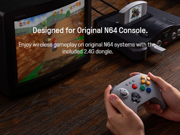 8BitDo N64 2.4G 무선 게임 컨트롤러(홀 효 - Gaming Console Android 리뷰 및 가격