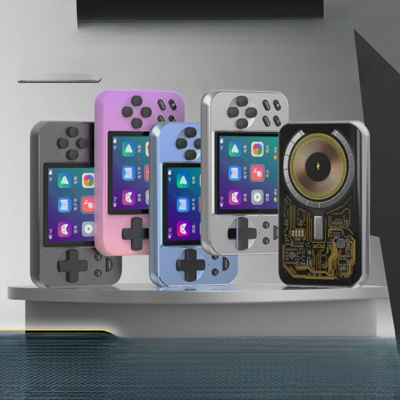 새로운 L9 휴대용 게임 콘솔, 마그네틱 무선 충전 보 - Gaming Console Retro Handheld 리뷰 및 가격