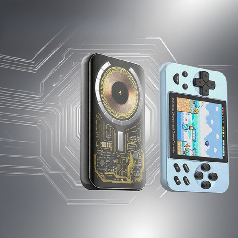 새로운 L9 휴대용 게임 콘솔, 마그네틱 무선 충전 보 - Gaming Console Retro Handheld 리뷰 및 가격
