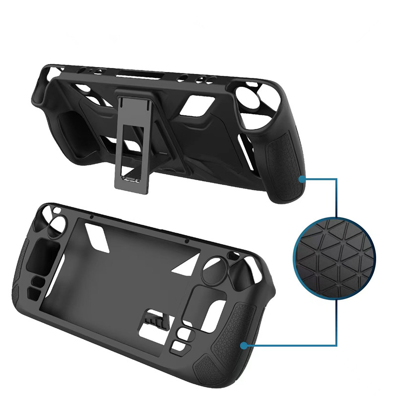 스팀 데크 OLED 게임 콘솔용 실리콘 케이스 브래킷  - Console Gaming Steam 리뷰 및 가격