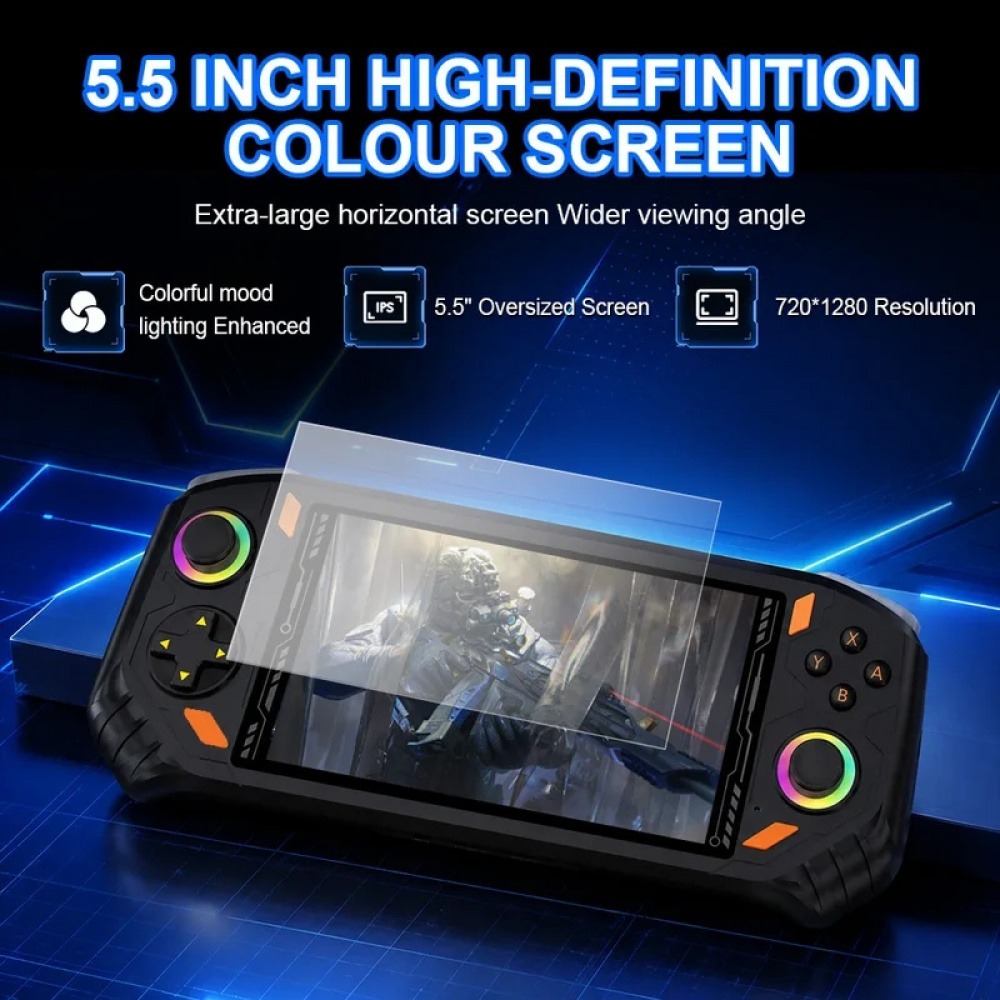 RG52 미니 휴대용 게임 콘솔 5.5인치 IPS 화면 - Q21 Gaming Console 리뷰 및 가격