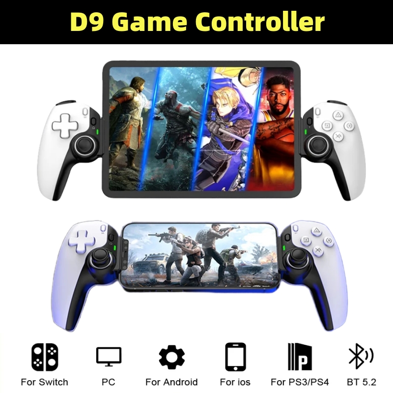 D9 태블릿 컨트롤러 무선 핸들 스위치 게임용 블루투스 - Console Gaming Steam 리뷰 및 가격