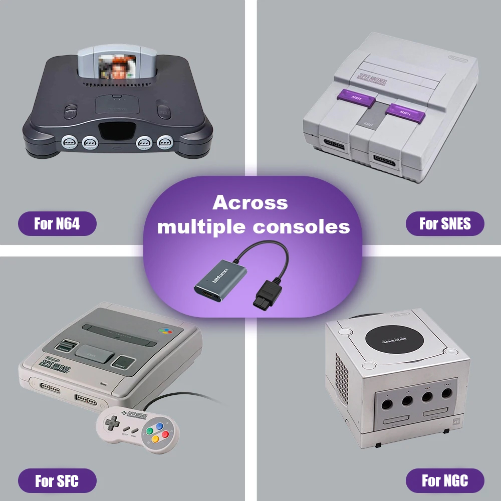 Bitfunx 720P Svideo/AV-HDMI 어댑 - Gaming Console Retro Handheld 리뷰 및 가격