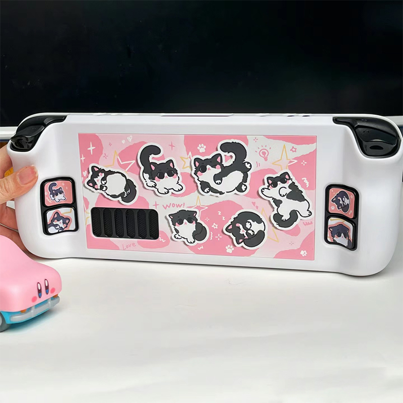 스팀 데크 게임 콘솔을위한 만화 우유 고양이 보호 케이 - Console Gaming Steam 리뷰 및 가격