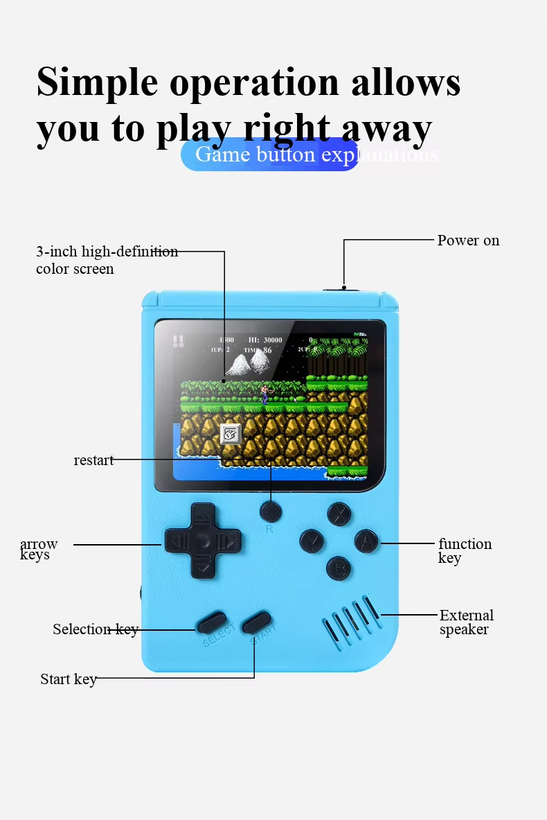 400가지 미니 게임이 내장된 휴대용 레트로 비디오 게 - Gaming Console Retro Handheld 리뷰 및 가격