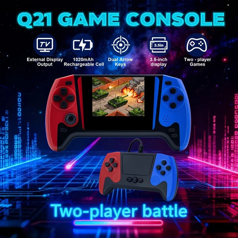 Q21 클래식 레트로 휴대용 게임 콘솔 3.5인치 HD - Q21 Gaming Console 리뷰 및 가격