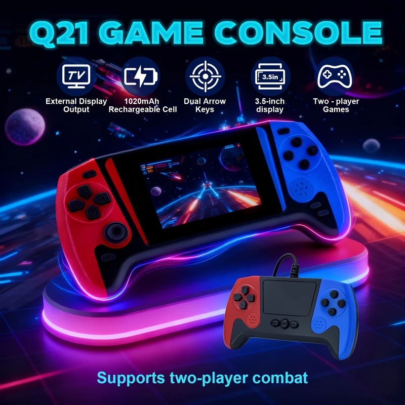 Q21 클래식 레트로 휴대용 게임 콘솔 3.5인치 HD - Q21 Gaming Console 리뷰 및 가격