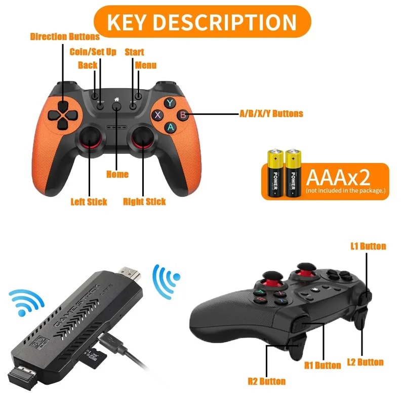 X2 울트라 프로 레트로 게임 스틱 64GB 128GB - Gaming Console Retro Handheld 리뷰 및 가격