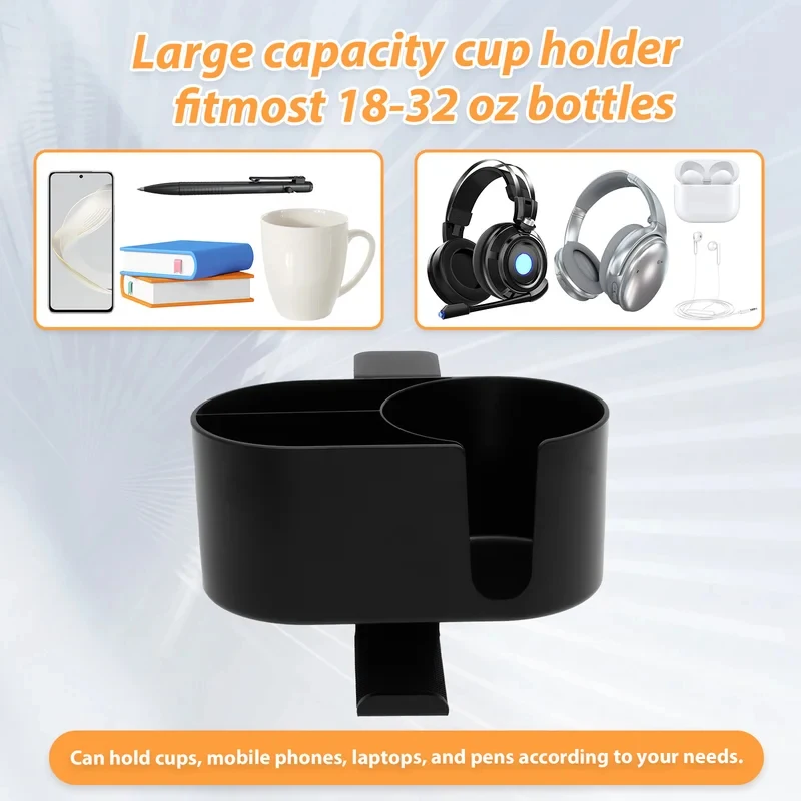 4 in 1 데스크 컵 홀더 헤드폰 걸이 겸용, 범용  - Gaming Console Desk 리뷰 및 가격