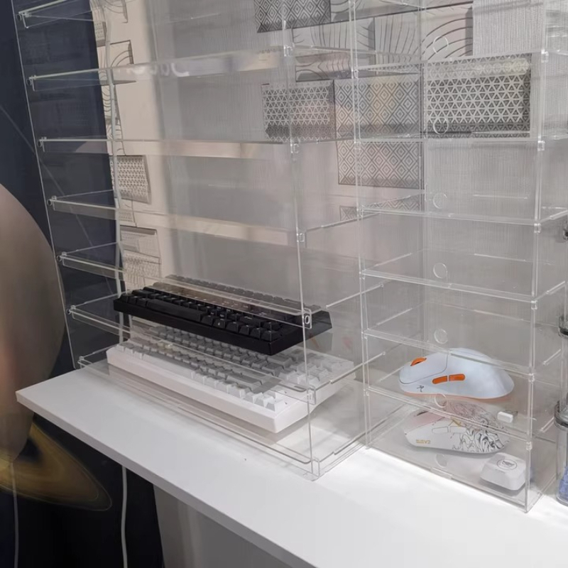 프리미엄 투명 아크릴 방진 디스플레이 케이스 사무실 키 - Gaming Console With Keyboard 리뷰 및 가격