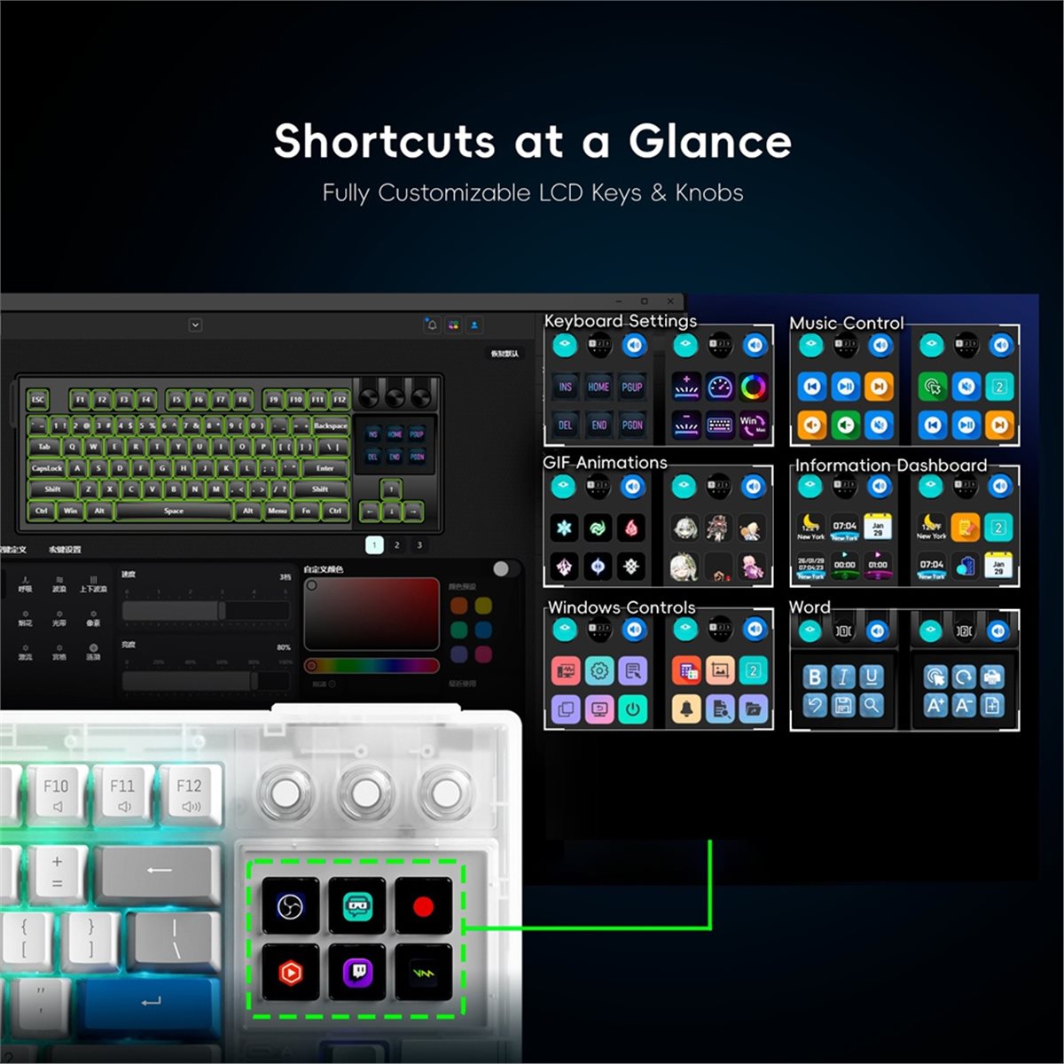 popop K1 Pro 6 LCD 비주얼 기계식 키보드 - Gaming Console With Keyboard 리뷰 및 가격
