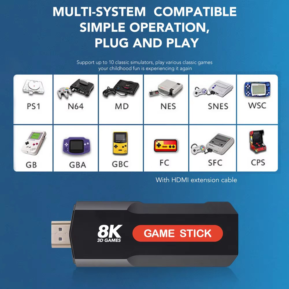 X2 게임 스틱 HD 4K 8K 3D 콘솔 듀얼 컨트롤 - Console Gaming Steam 리뷰 및 가격