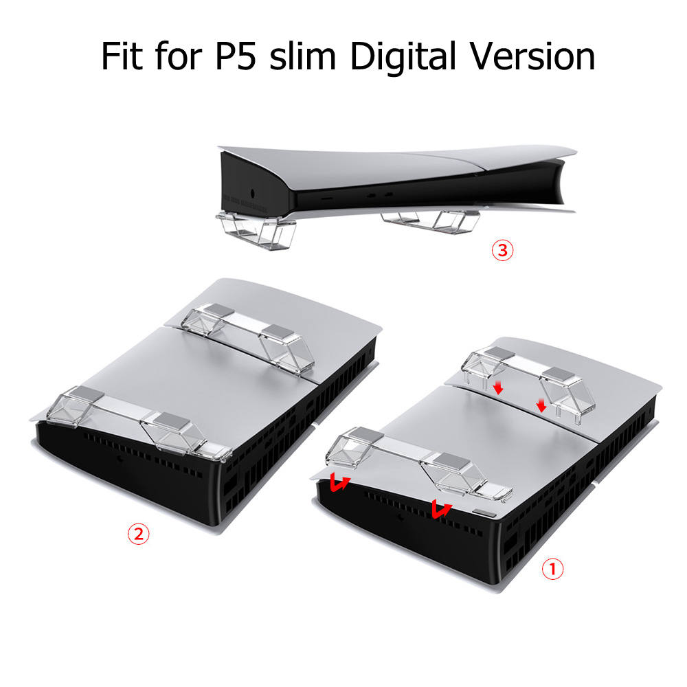 PS5 슬림 디지털 디스크 게임 콘솔용 수평 스탠드,  - Gaming Console Design 리뷰 및 가격
