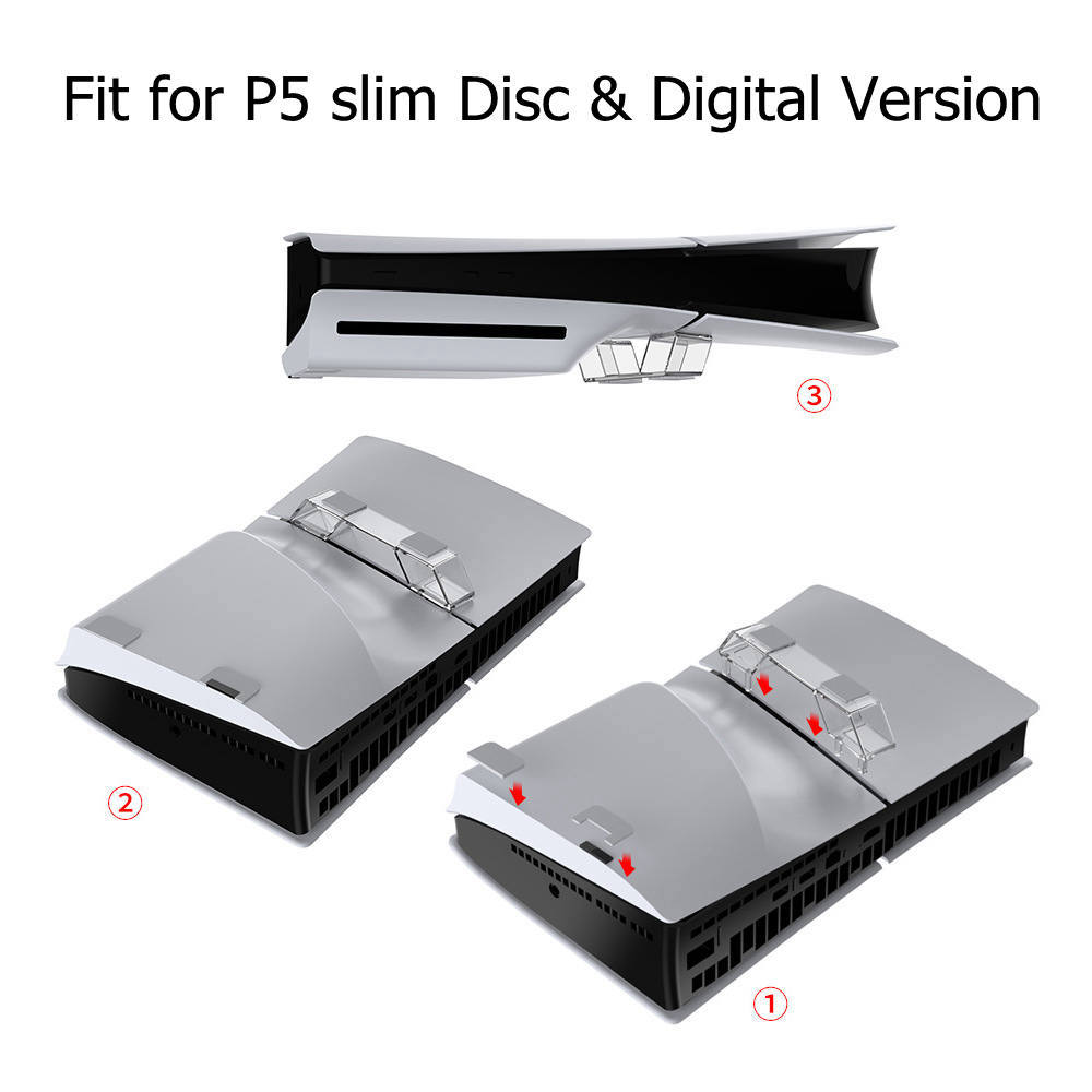 PS5 슬림 디지털 디스크 게임 콘솔용 수평 스탠드,  - Gaming Console Design 리뷰 및 가격