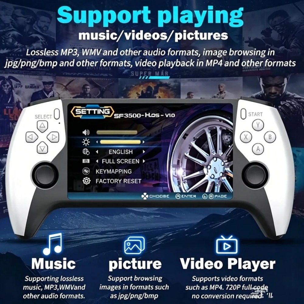 SF3500/Q21 휴대용 게임 콘솔 5인치 IPS 대 - Q21 Gaming Console 리뷰 및 가격