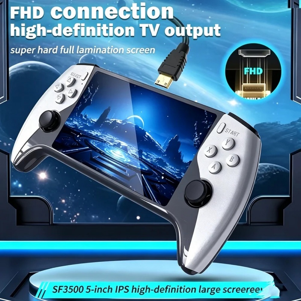 SF3500 5인치 휴대용 게임 콘솔 (PS1, GBA - Q21 Gaming Console 리뷰 및 가격